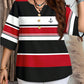 Women's Casual Button-Front V-Neck Top