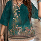 Women's Casual Button-Front V-Neck Top