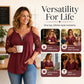 Women's Lace Cold Shoulder Top with Zipper