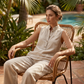 Women's Minimalist Sleeveless Top & Wide-Leg Pants Set
