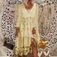 Women's Patchwork Long Sleeve Casual Dress