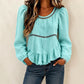 Women's Casual Puff Sleeve Blouse