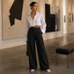 Women's Cotton Linen Straight Leg Pants