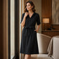 Women's 3/4 Sleeve Shirt Dress with Belt