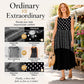Women's Sleeveless Polka Dot & Plaid Patchwork Dress