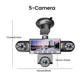 HD 1080P Multi-Lens Dash Cam with Night Vision