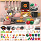 Pretend Play Kitchen Toy Set