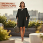 Women's Oversized Batwing Sleeve Dress