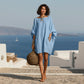 Women's Oversized Batwing Sleeve Dress