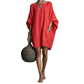 Women's Oversized Batwing Sleeve Dress