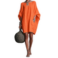 Women's Oversized Batwing Sleeve Dress