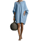 Women's Oversized Batwing Sleeve Dress