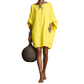 Women's Oversized Batwing Sleeve Dress