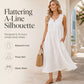 Women Sleeveless Cotton Linen Dress