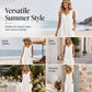 Women Sleeveless Cotton Linen Dress