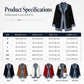⌛Limited-Time Offer-Women’s Elegant Denim Spliced Ribbed Knit Coat