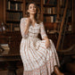 Women's Casual V-Neck Printed Dress