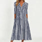 Women's Casual V-Neck Printed Dress