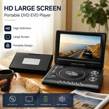 ⏳Time-Limited Special⏰7.8" HD Portable DVD/EVD Player📺