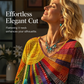 Women's Retro Patchwork V-Neck Blouse