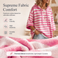 Women's Casual Striped Hooded Pullover Top