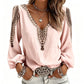 ✨🛍️Fresh Drop - V-Neck 3D Print Long Sleeve – Flattering Fit & Modern Aesthetic for Any Wardrobe