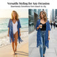 Women's Open-Front Knit Cover-Up