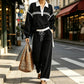 Women's Stripe Patchwork Sweatshirt & Wide-Leg Pants Set