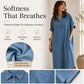 Women's Loose-Fit Button-Down Denim Dress