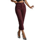 Women's High Waisted Cropped Suit Pants