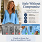 Women's V Neck Long Sleeve 3D Print Top