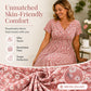 Women's Elegant V-Neck Floral Print Dress