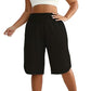 Women's Casual Wide-Leg Knee-Length Shorts