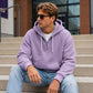 Men's Knit Quarter-Zip Hoodie Sweatshirt