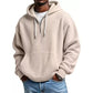 Men's Knit Quarter-Zip Hoodie Sweatshirt