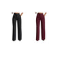 Women's High-Waisted Striped Wide-Leg Pants