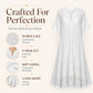Women's V-Neck Lace Crochet Maxi Dress