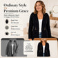 ✨ Quality You Can Feel | Women’s Soft Ribbed-Knit Button-Front Cardigan Sweater