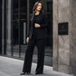 Women's Elegant Blazer Pants 2-Piece Set