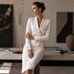 ✨ Effortless Elegance | Women's Double-Breasted Blazer Dress