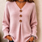 💥 Special Price Today | Women's Soft V-Neck Textured-Knit Sweater