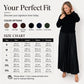 🌸LAST DAY SALE - 50% OFF!!✨ Effortless Elegance | Women's Pleated Round-Neck Maxi Dress 🌟