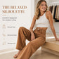 ✨ Easy Everyday Comfort | Women's Relaxed-Fit Button-Front Casual Jumpsuit