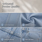 Women's Casual High-Waisted Wide-Leg Jeans