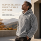 🧥Men's Winter Fleece Lined Hoodie Jacquard Pattern Long Sleeve Pullover Sweatshirt for Casual Outdoor Wear