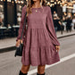 🤎 Vintage Texture, Effortless Style | Women's Corduroy Long-Sleeve Dress