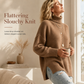 Women's Loose Fit Knit Turtleneck Sweater