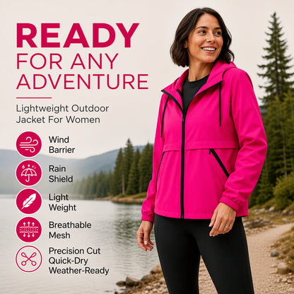 Women's Outdoor Windproof Hooded Jacket