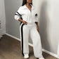 Women's Casual Sweatshirt and Wide-Leg Pants Set