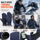 Winter Thermal Gloves for Men and Women Windproof Cold Resistant Touchscreen Non Slip Gloves for Cycling